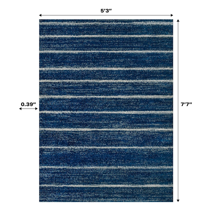 JONATHAN Y Alia Minimalist Stripe Area Rug