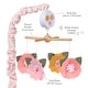 preview thumbnail 2 of 5, Lambs & Ivy Little Garden Felt Flowers Musical Baby Crib Mobile Soother Toy