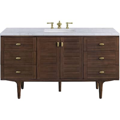 James Martin Vanities 670-V60S-3CAR Amberly 60" Free Standing or Wall