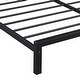 preview thumbnail 33 of 46, Eye-catching Design House-Shaped Headboard Platform Bed Frame, Metal Slats Support Bed, No Box Spring Needed, No-Noise
