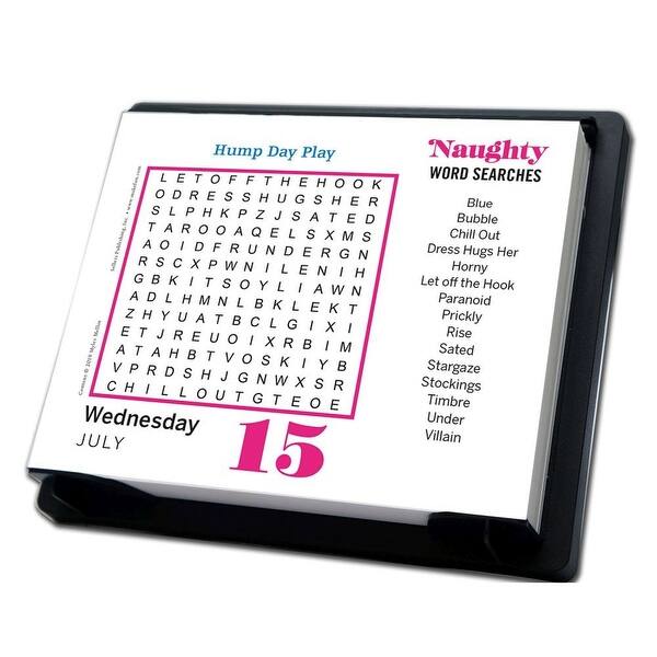 Sellers Publishing Not Safe For Work Word Search Desk Calendar Overstock Sellers Publishing Not Safe For Work Word Search Desk Calendar Overstock