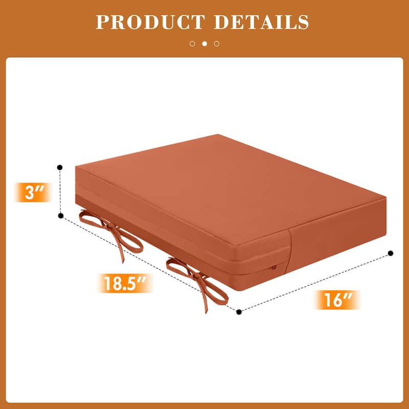 Outdoor Seat Waterproof Chair Cushion for Patio Furniture