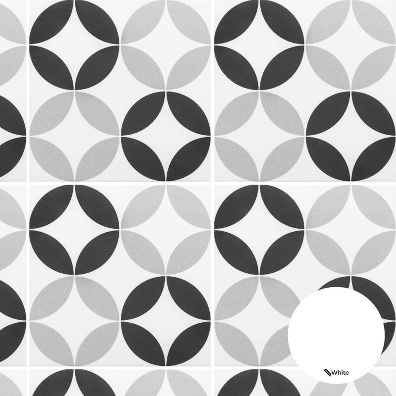 The Tile Life Twinkle 9x9 Black Porcelain Floor & Wall Tile