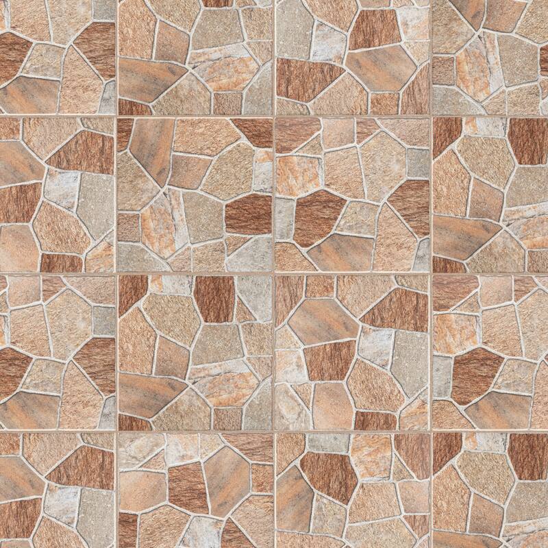 Merola Tile Leticia Beige 17-3/4" x 17-3/4" Ceramic Floor and Wall Tile - Sample swatch