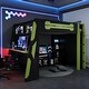preview thumbnail 18 of 45, Full Size Esports Gaming Loft Bed Wood Frame Loft Bed with All-in-one Work Play Desk, Bookcase and RGB Ambient Light