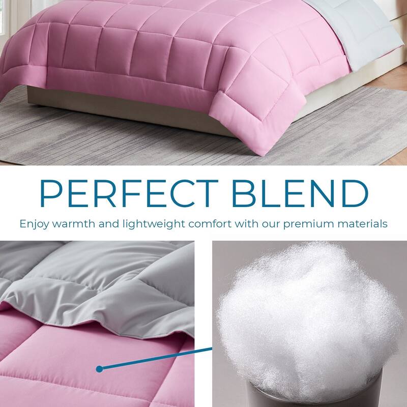 Empyrean All Season Alternative Down Lightweight Reversible Comforter Set