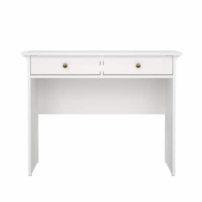 Porch & Den Virginia Home Office Writing Desk with 2 Drawers