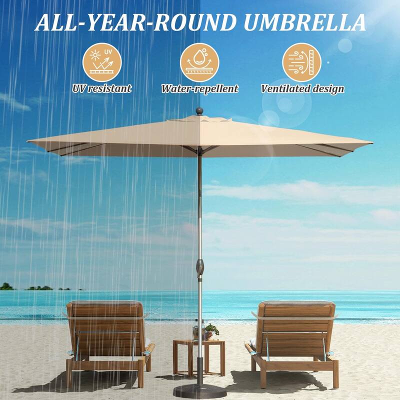 Aluminum Frame Patio Umbrella - Easy Tilt
