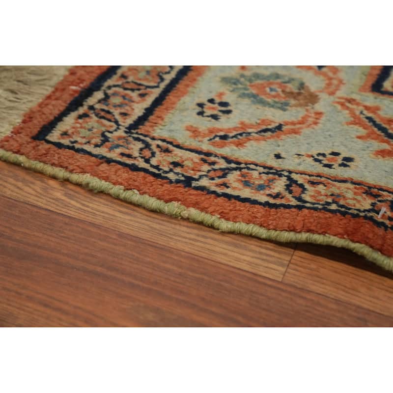 Hand Knotted Oriental 100% Wool Carpet Traditional Floral Pink Dorokhsh Area Rug - 14' 4'' X 9' 6''