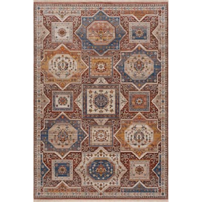 Tacab Southwestern Area Rug By HomeRoots - 8' x 10'
