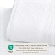 preview thumbnail 2 of 5, Linery & Co. Ringspun Cotton Bath Towel