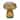 Sagebrook Home Limoge Glass Mushroom