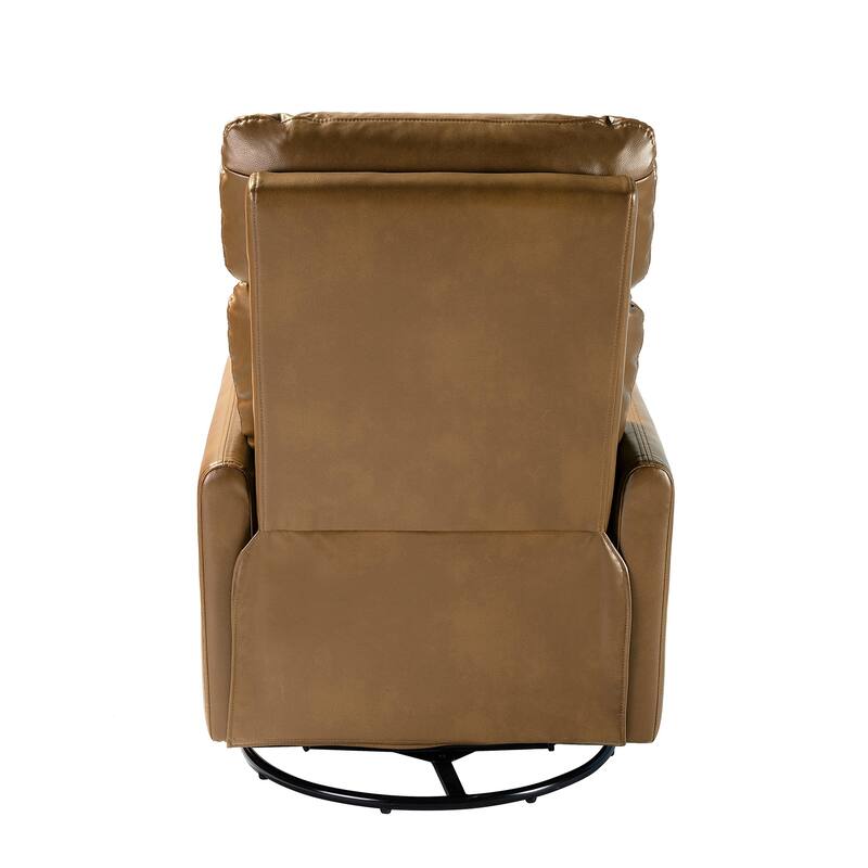 Lyle Manual Swivel Recliner with Metal Base
