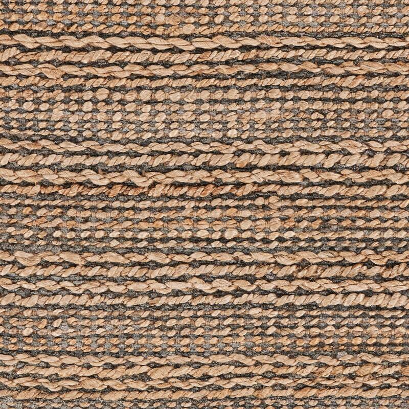 Sevita Interwoven Gray Organic Jute Reversible Accent Rug - 2'0" x 3'0"