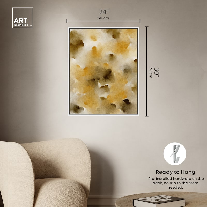 Art Remedy Granola Chocolate Chips Framed Watercolor Boho Abstracts