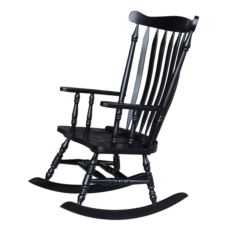 International Concepts Solid Wood Rocking Chair - 28"W x 36"D x 44.5"H