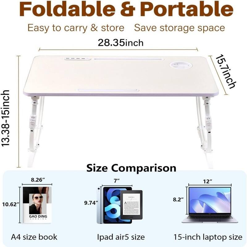 Adjustable Laptop Bed Desk