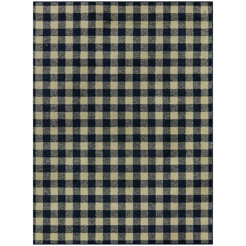 Rogers Gingham Area Rug