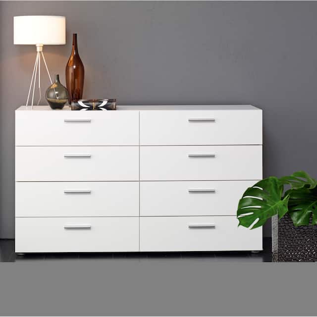 Porch & Den Angus Space-saving 8-Drawer Double Dresser