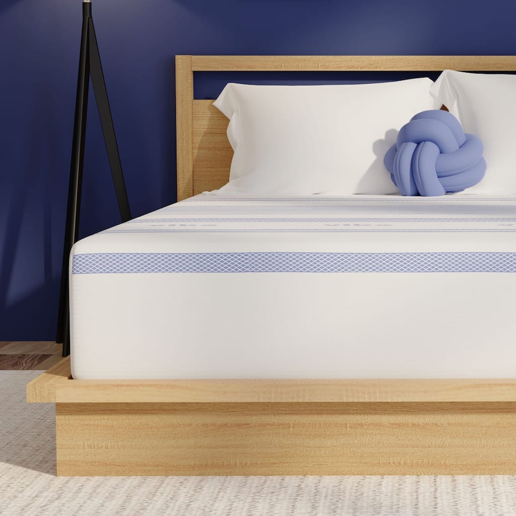 Vibe 8-Inch Cooling Gel Memory Foam Mattress, Fiberglass Free