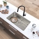 preview thumbnail 14 of 21, STYLISH 30 inch Stainless Steel 16G Dual Mount Kitchen Sink - 30" x 18" x 9"