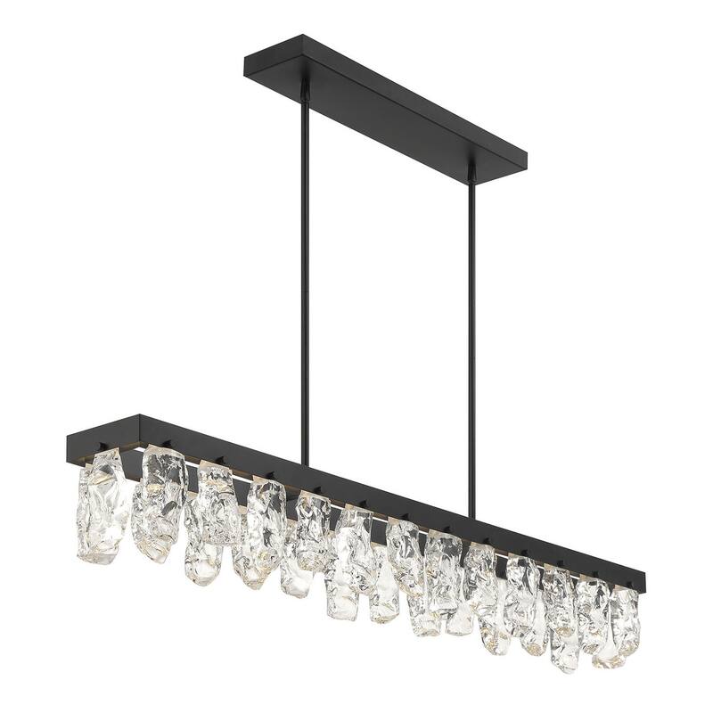 Kovacs P1498-L Artic Glacier 48" Wide LED Crystal Linear Chandelier