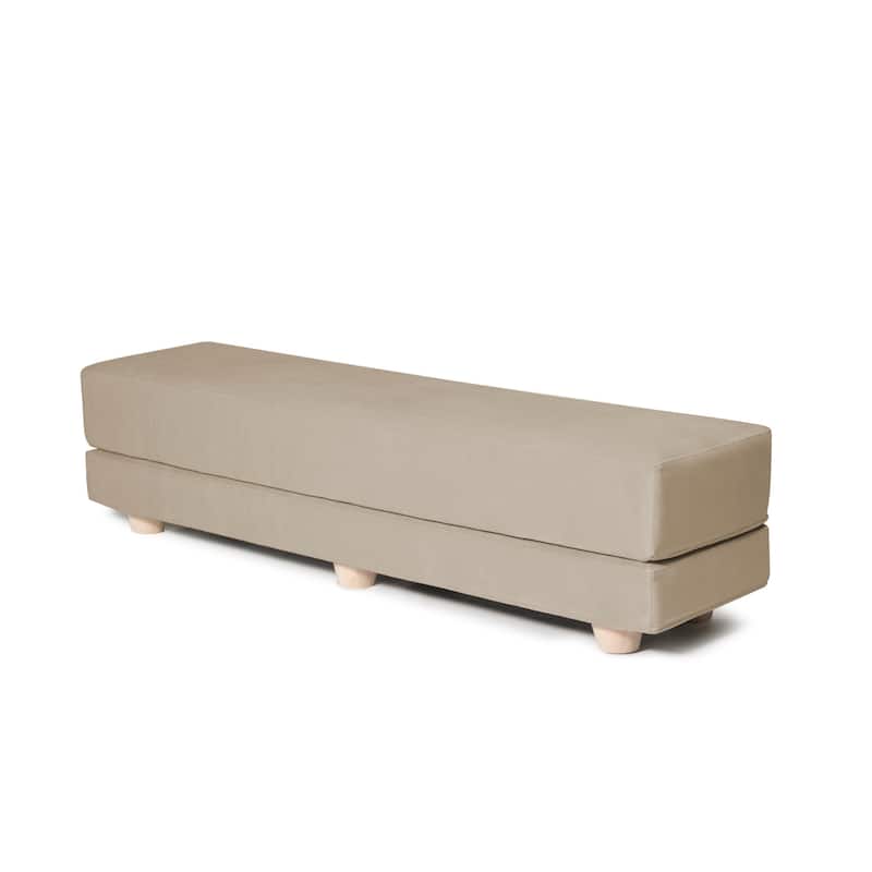 Jaxx Camden Convertible Bed Bench / Fold-Out Twin Guest Bed