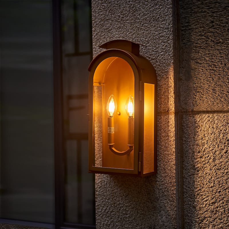 Ori Rub Bronze out door wall sconce