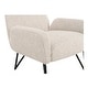 NADAAL STUDIOS Sorre, Accent Chair Boucle Upholstery, Beige Bed Bath