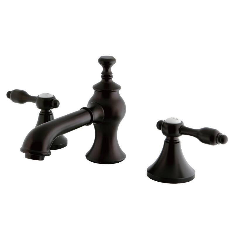 Kingston Brass Tudor Widespread Bathroom Faucet - Includes Metal - Oil Rubbed Bronze