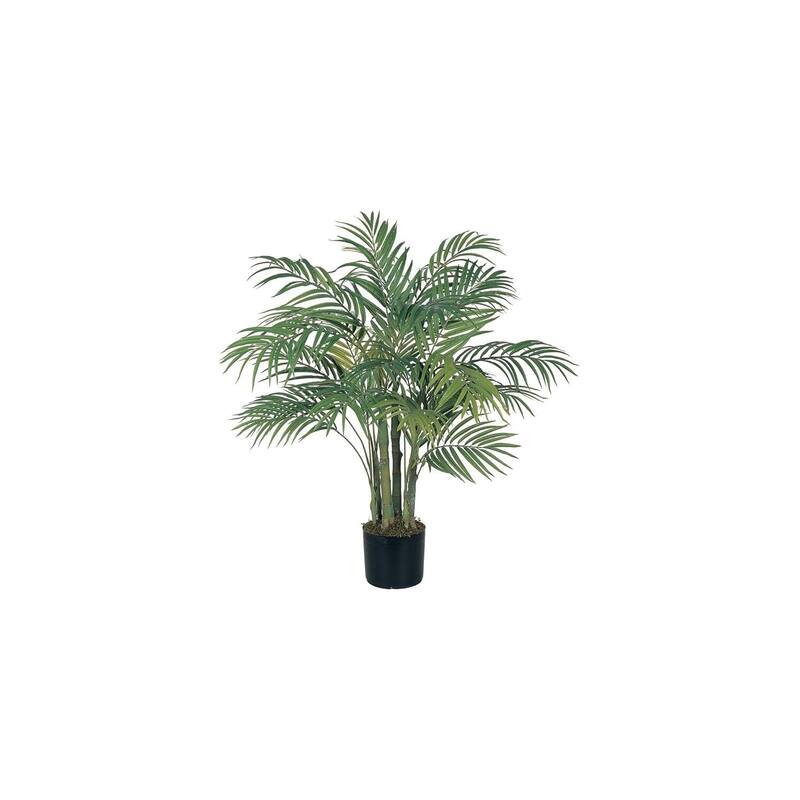 7Ft Silk Palm Tree - Realistic Tropical Decor, 84" Tall, 1816 Leaves - Home, Office, Condo - 7ft.