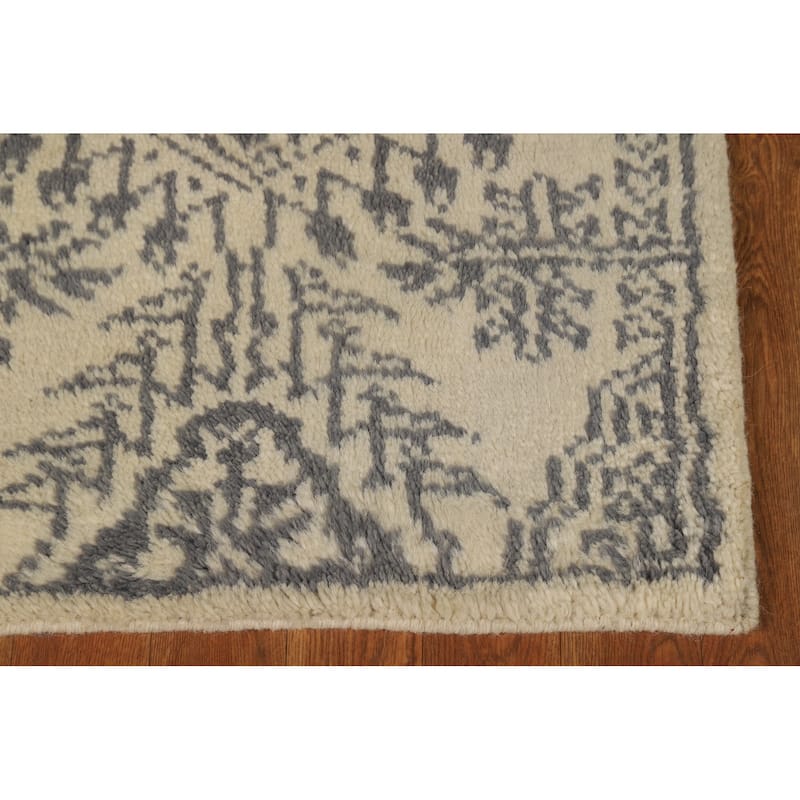 Moroccan Oriental Foyer Rug Hand-Knotted Wool Carpet - 2'0"x 3'0"