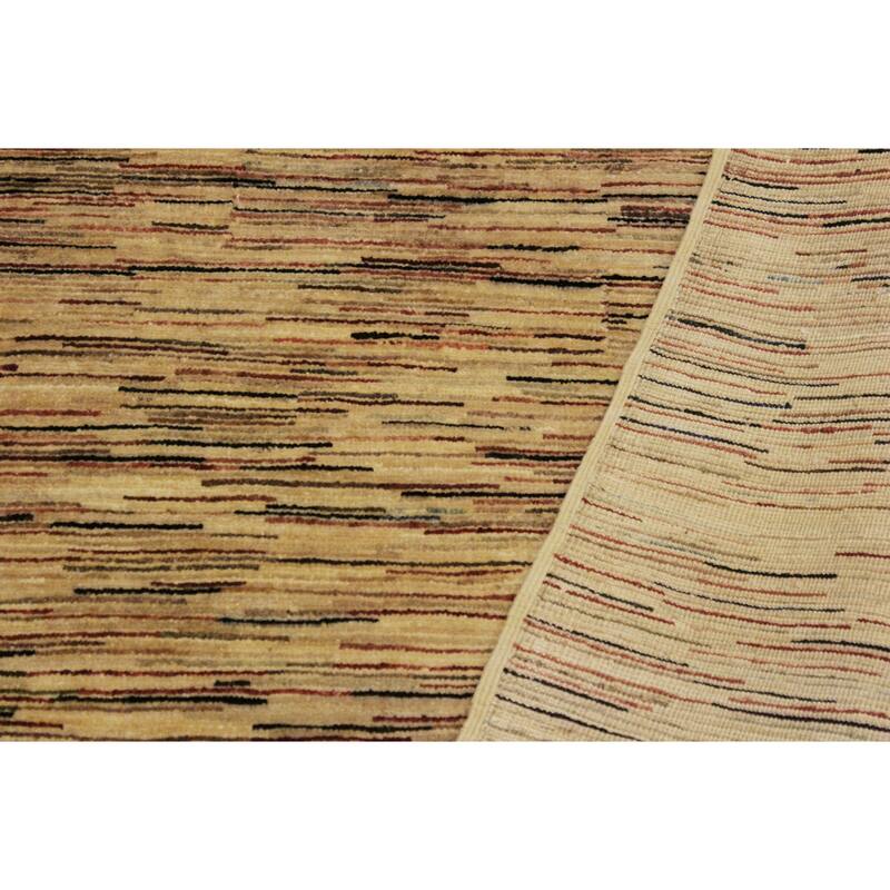 Boho Earthline Gabbeh Hand Knotted Wool Area Rug