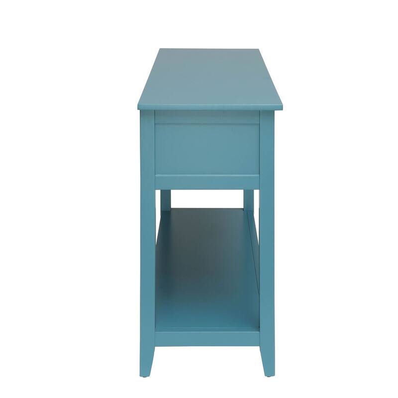 44" Console Table in Teal