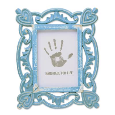 NOVICA Handmade Memory Keeper Wood Photo Frame (5X7) India