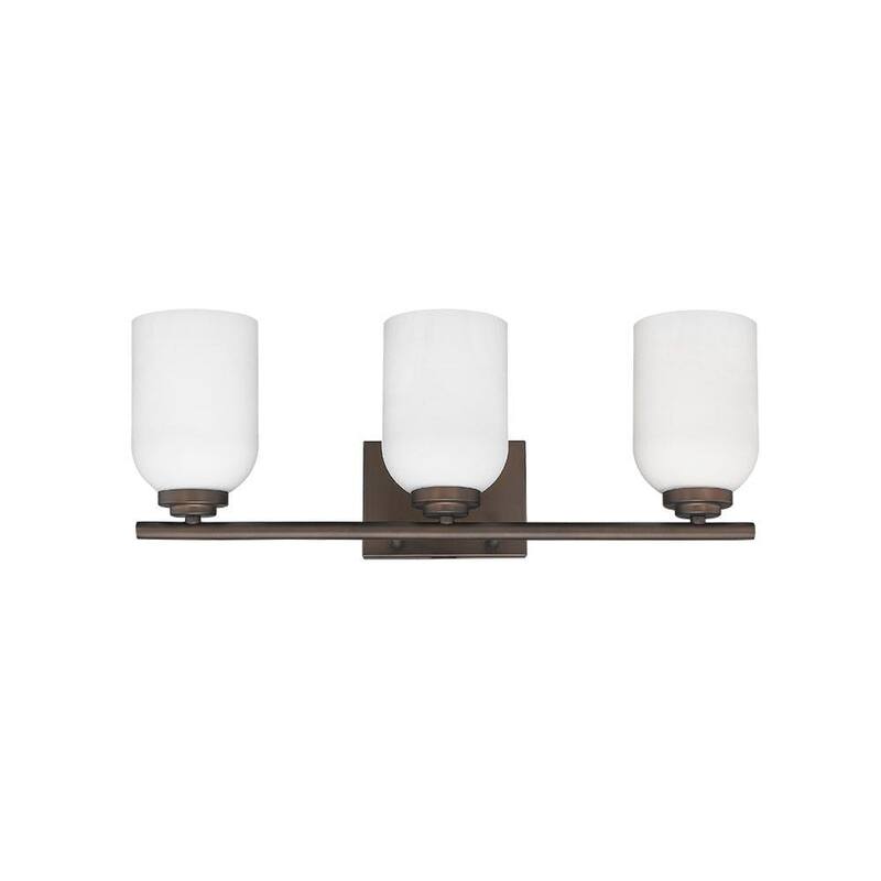 3-light Updated Modern Bronze Bathroom Vanity Light Fixture