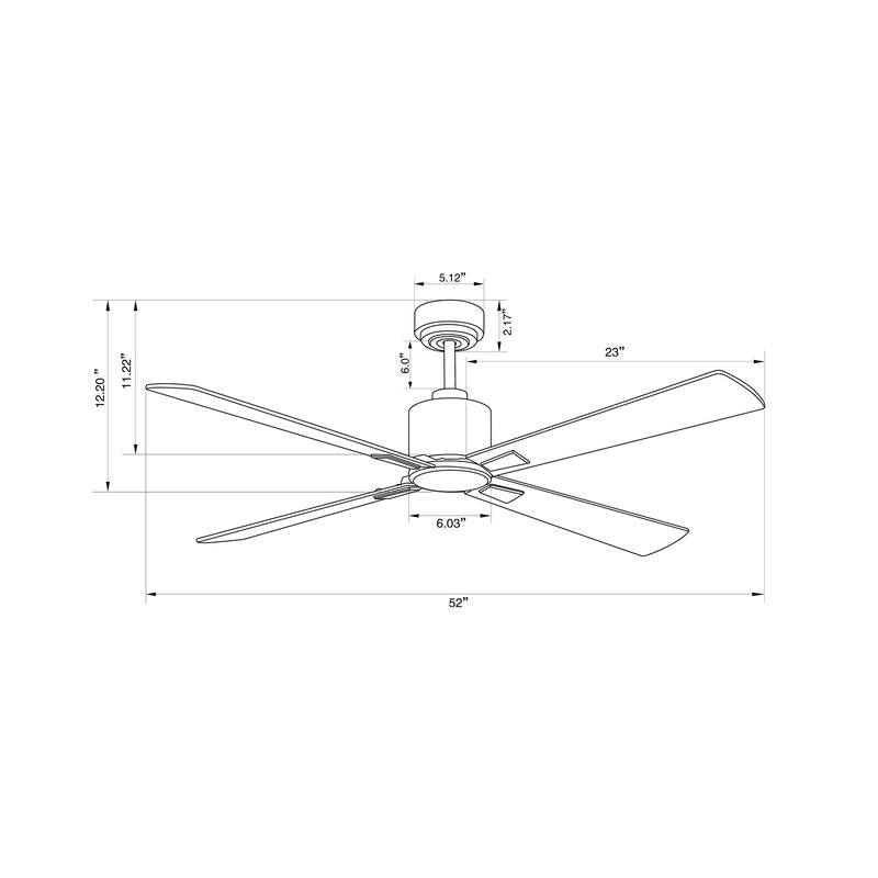 Lucci Air Climate 52-inch DC Ceiling Fan.