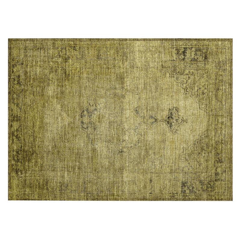 Machine Washable Indoor/ Outdoor Chantille Vintage Traditional Rug