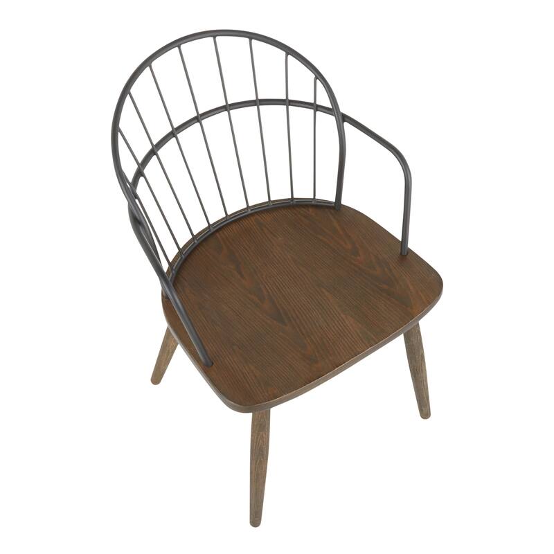 The Gray Barn Ellul Dining Chair with Arms (Set of 2)