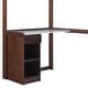 preview thumbnail 15 of 29, Walker Edison Twin Loft Bed with Desk