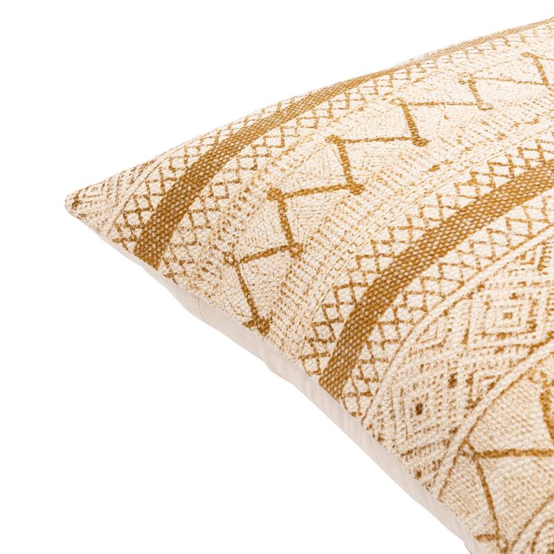 Kareena Cotton Geometric Pattern Throw Pillow