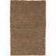 preview thumbnail 28 of 218, Handmade Jefferson Felted Wool Plush Area Rug 2' x 3' - Dark Brown - Runner/Rectangle