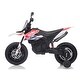 preview thumbnail 5 of 23, 12V Kids Electric Motorcycle, Apulia Licensed, Battery-Powered Ride-On with LED Headlights, 2-Wheel, Ages 3-8