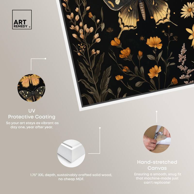 Winged Visitors II Canvas by Art Remedy