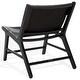 preview thumbnail 35 of 37, SAFAVIEH COUTURE Alanarose Leather Accent Chair - 26"W x 33"D x 33"H