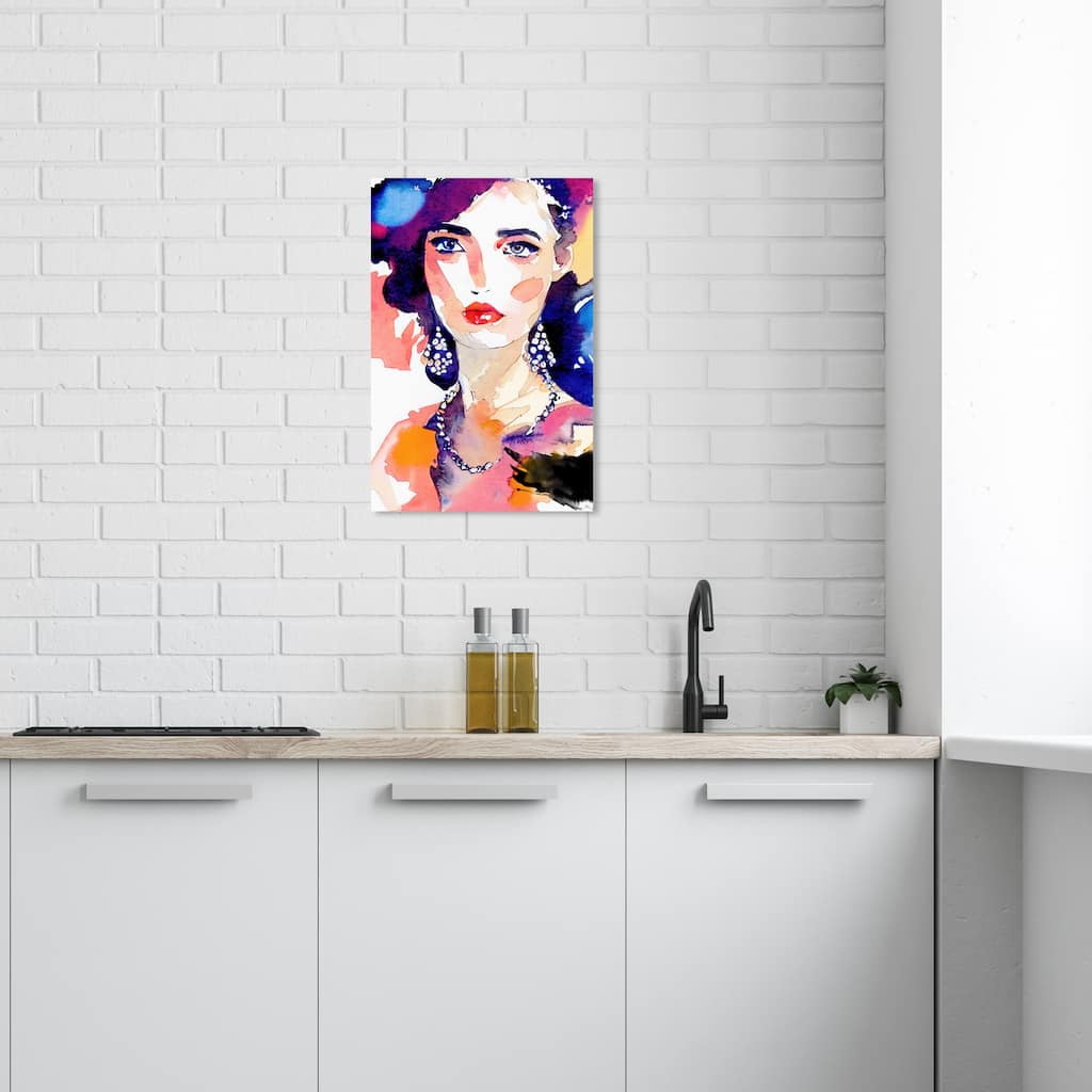 Wynwood Studio Fashion and Glam Mabella III Pink and Modern & Contemporary Wall Art Canvas Print