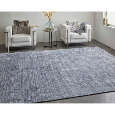 Grand Bazaar Archor Hand Woven Abstract Modern Area Rug