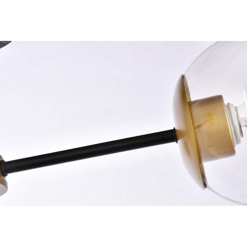 Brooke 26 inch Flush Mount with Clear Shade - N/A