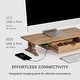 preview thumbnail 12 of 35, Jani Wood Monitor Stand Riser Desk - Ergonomic Design Stand, Desktop Organizer Table for Home, Office Workspace, Gaming Desk