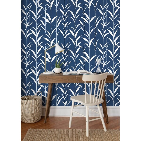 Shop NextWall Bamboo Leaves Peel and Stick Wallpaper ...